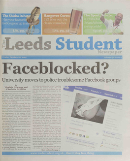 University Moves to Police Troublesome Facebook Groups