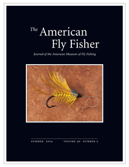 American Fly Fisher Journal of the American Museum of Fly Fishing