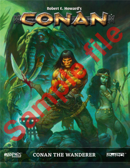 CONAN the WANDERER 200061 MUH050383 781912 Printed in Lithuania Printed 9 ISBN 978-1-912200-06-1 Corebook to Use