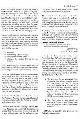 Constitutional Reform a State Without the Means of Some Change Is Penaltty Or Instalment