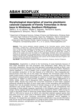 ABAH BIOFLUX Animal Biology & Animal Husbandry International Journal of the Bioflux Society