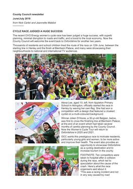 8. County Newsletter June 2019