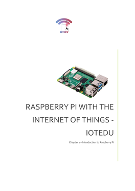 Raspberry Pi with the Internet of Things - Iotedu