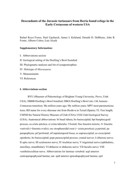 A Jurassic Basal Eusauropod Clade from Iberia Finds