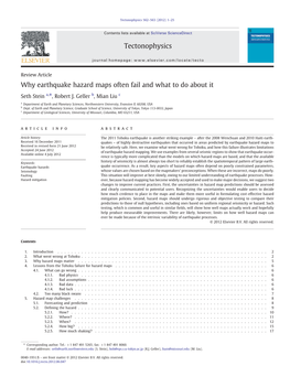 Why Earthquake Hazard Maps Often Fail and What to Do About It