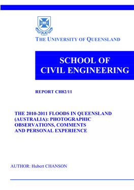 The 2010-2011 Floods in Queensland (Australia): Photographic Observations, Comments and Personal Experience