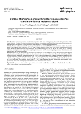 Coronal Abundances of X-Ray Bright Pre-Main Sequence Stars in the Taurus Molecular Cloud