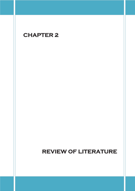 Chapter 2 Chapter 2 Review of Literature Review of Literature