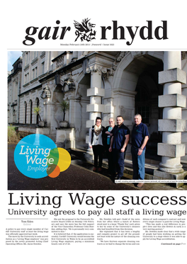 Living Wage Success University Agrees to Pay All Staff a Living Wage