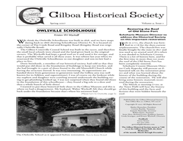 Gilboa Historical 9.1 Tabloid