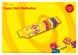 Sugus Stick Multisabor. Producto Trnd