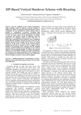 SIP-Based Vertical Handover Scheme with Bicasting