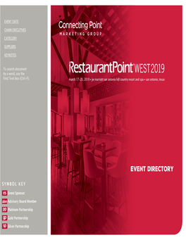 Restaurantpoint West 2019 Edirectory