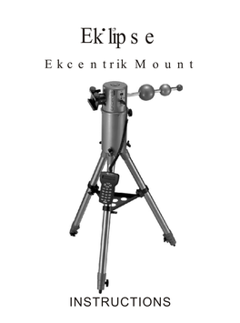 EKCENTRIK Goto Mount最新版本091214