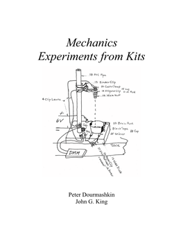 Mechanics Experiments from Kits