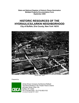 Nomination: Historic Resources of the Hydraulics/Larkin Neighborhood