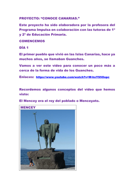 Proyecto Canarias Guanches