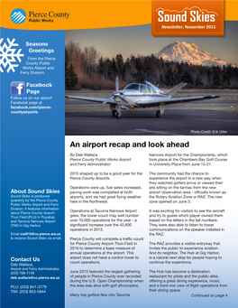 Sound Skies Newsletter, November 2015