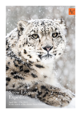 Snow Leopard Expedition