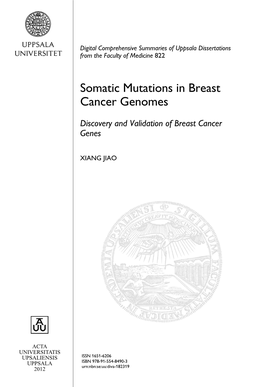 Discovery and Validation of Breast Cancer Genes