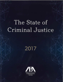 The State of Criminal Justice 2017 101