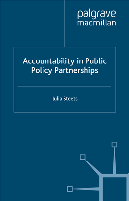 Accountability in Public Policy Partnerships