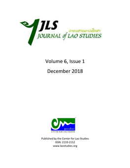 Volume 6, Issue 1 December 2018