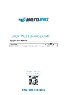 Sportwettenprogramm