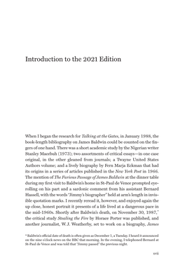 Introduction to the 2021 Edition