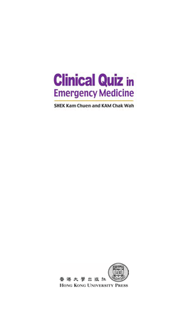 Clinical Quiz in Emergency Medicine