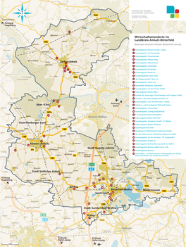 Karte – Wirtschaftsstandorte Im Landkreis Anhalt-Bitterfeld