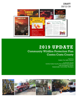 Draft Contra Costa County CWPP 2019 Update