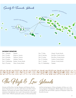 Society and Tuamotu Islands