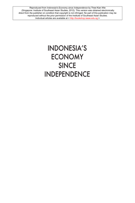 Indonesia's Economy Since Independence