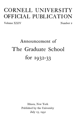 The Graduate School