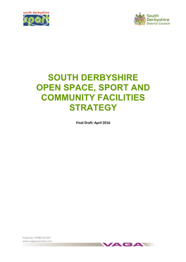 South Derbyshire Open Space, Sport and Community Facilities Strategy