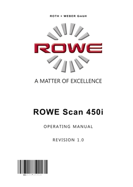 ROWE Scan 450I