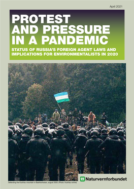 New Report on the State of Civil Society in Russia During 2020