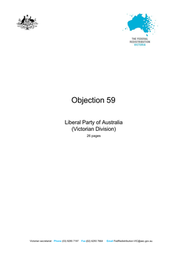 Liberal Party of Australia (Victorian Division) 26 Pages