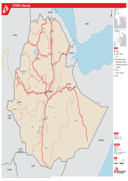 ETHIOPIA - Base Map ERITREA ±