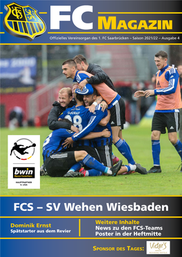 FCS – SV Wehen Wiesbaden