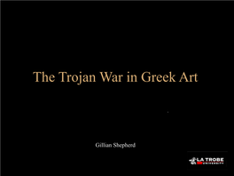 The Trojan War in Greek Art