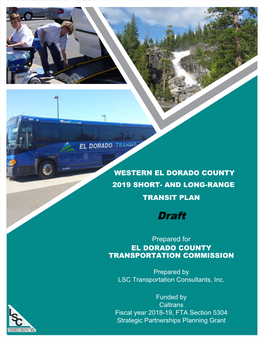 AND LONG-RANGE TRANSIT PLAN Prepared for EL