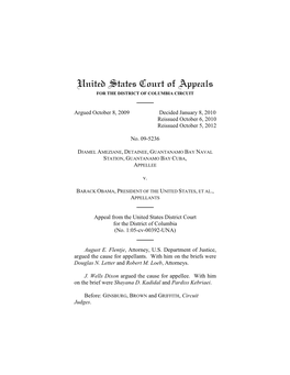 United States Court of Appeals for the DISTRICT of COLUMBIA CIRCUIT