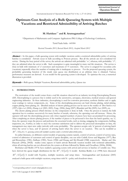 Optimum Cost Analysis of a Bulk Queueing System with Multiple Vacations and Restricted Admissibility of Arriving Batches