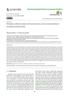 Environmental & Socio-Economic Studies