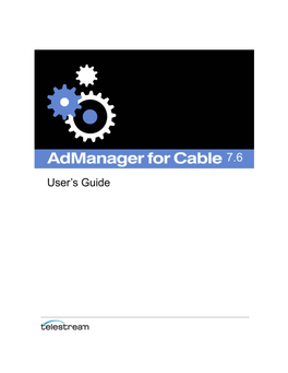 Admanager User Guide