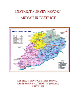 District Survey Report Ariyalur District