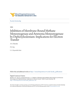 Implications for Electron Transfer A