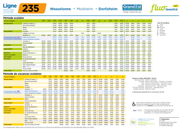 Ligne 235 Wasselonne Molsheim Dorlisheim